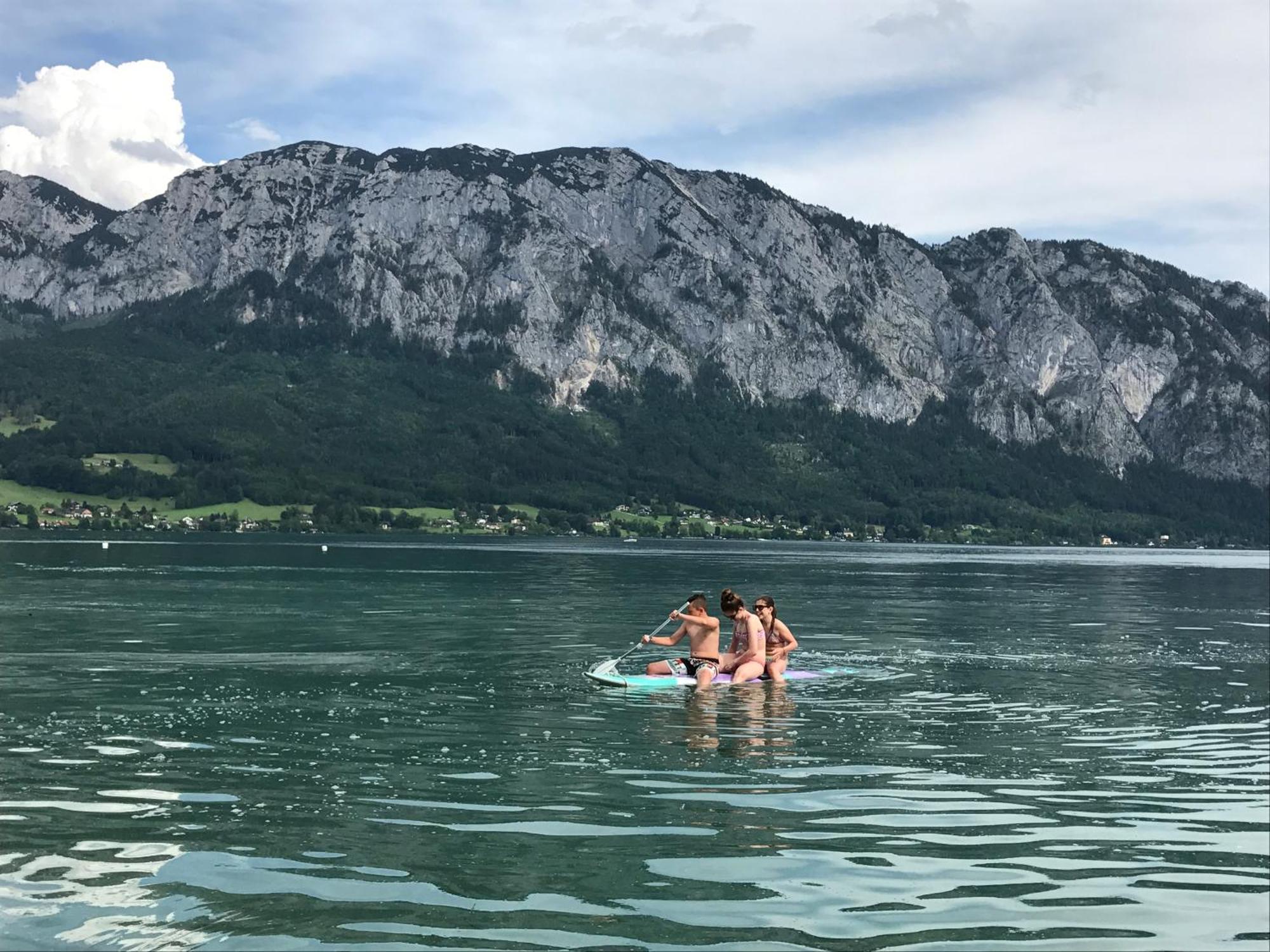Ferienwohnung Grubinger Unterach am Attersee Buitenkant foto