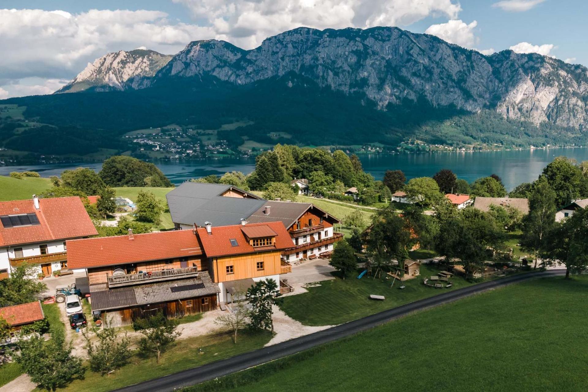 Ferienwohnung Grubinger Unterach am Attersee Buitenkant foto